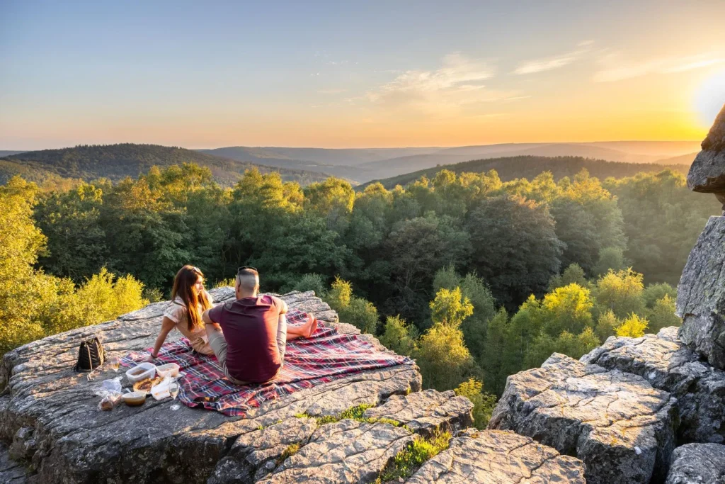 Pique-nique à Roc la Tour - Ardennes