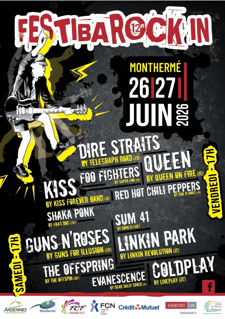 Affiche 2026 du Festibarock'in à Monthermé dans les Ardennes