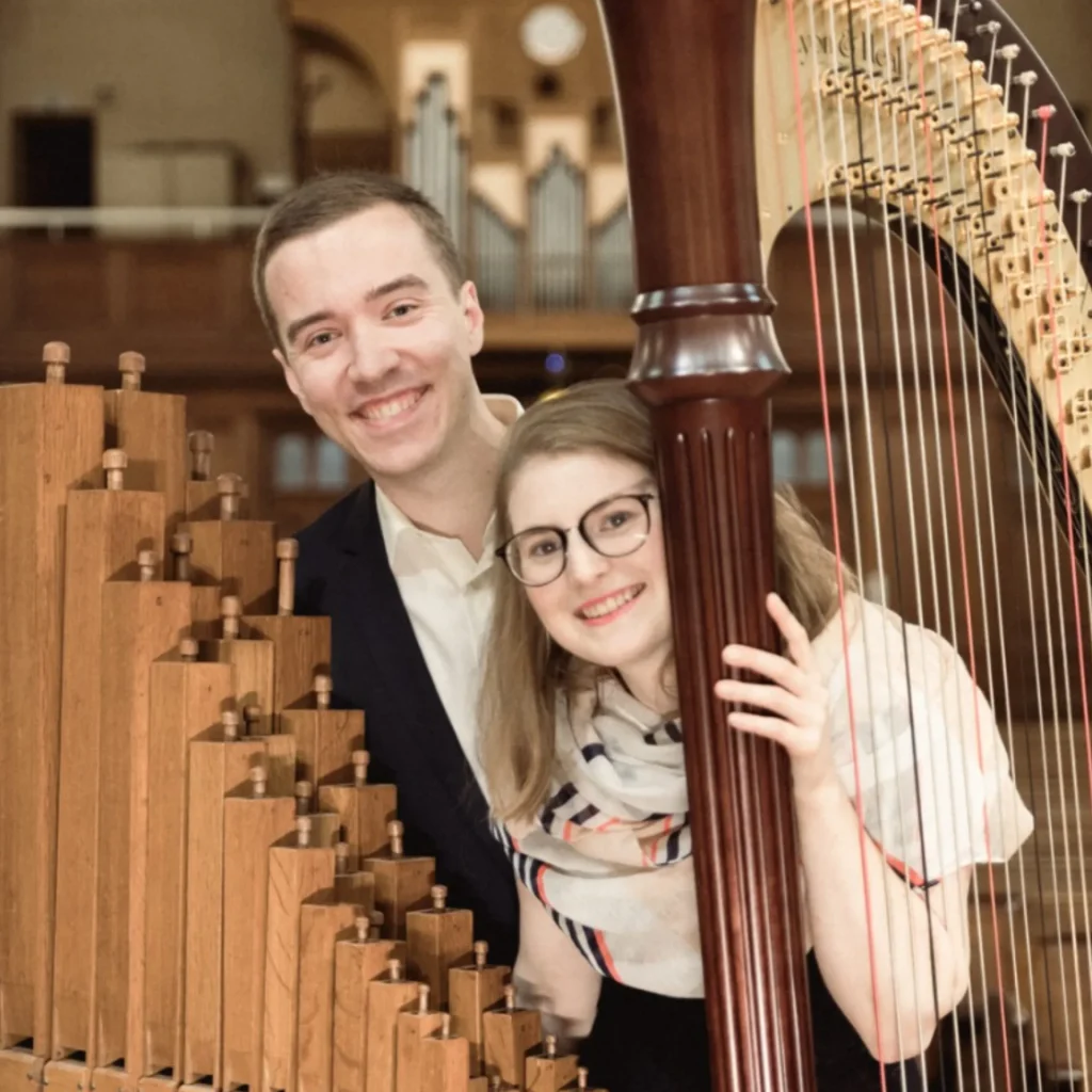 Samedi 23 août – 19h | Église de Brunehamel Concert harpe et orgue (Ravel, Debussy, De Falla…) avec Sacha Dhénin (orgue) et Odile Foulliaron (harpe) dans le cadre des 30 ans de la Cour des Prés à Rumigny dans les Ardennes
