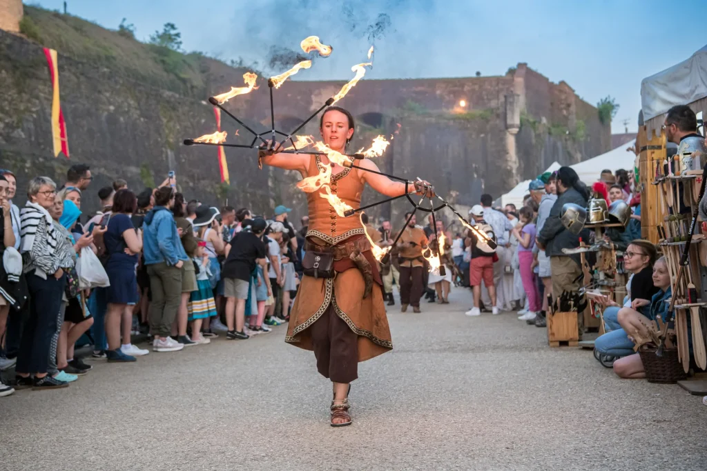 Festival médiéval de Sedan dans les Ardennes - Défilé