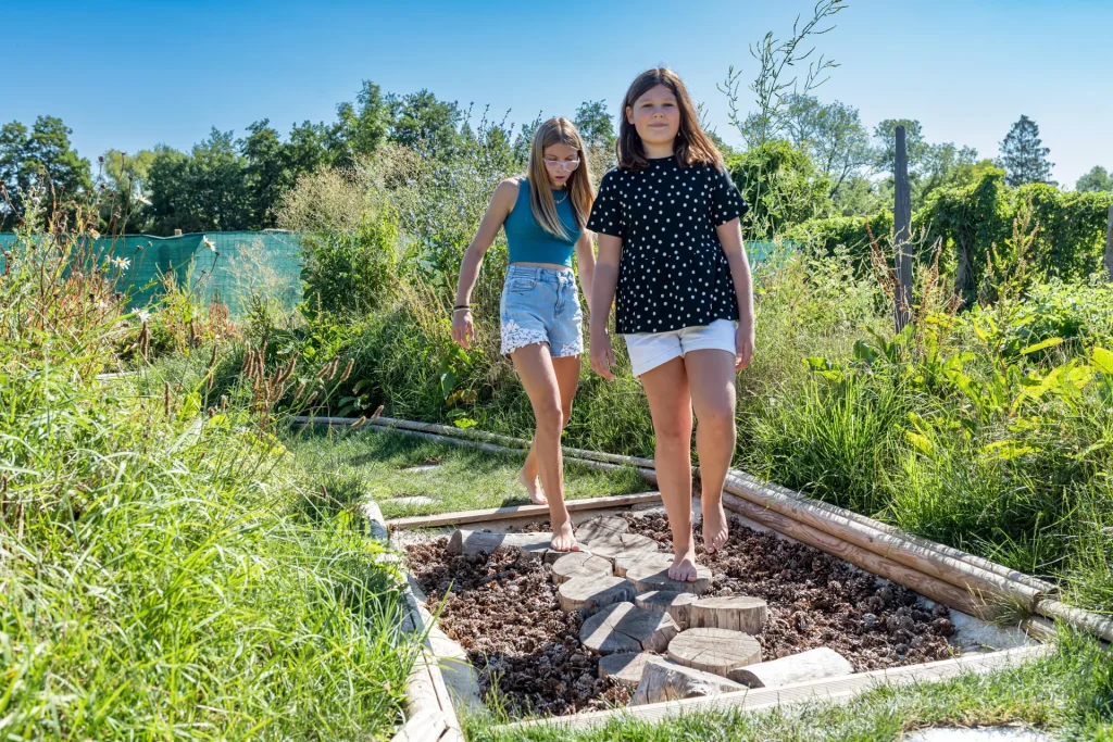 parcours sensoriel au Domaine de Vendresse dans les Ardennes