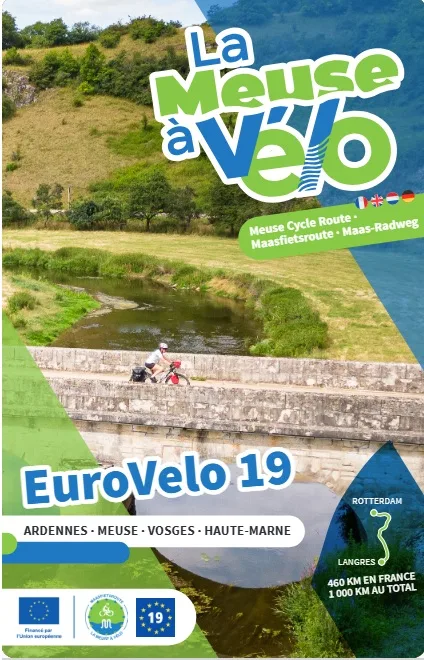Carte La Meuse à vélo EuroVelo 19
