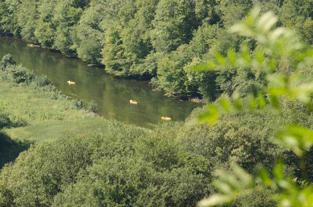 Canoë sur la Semoy dans les Ardennes