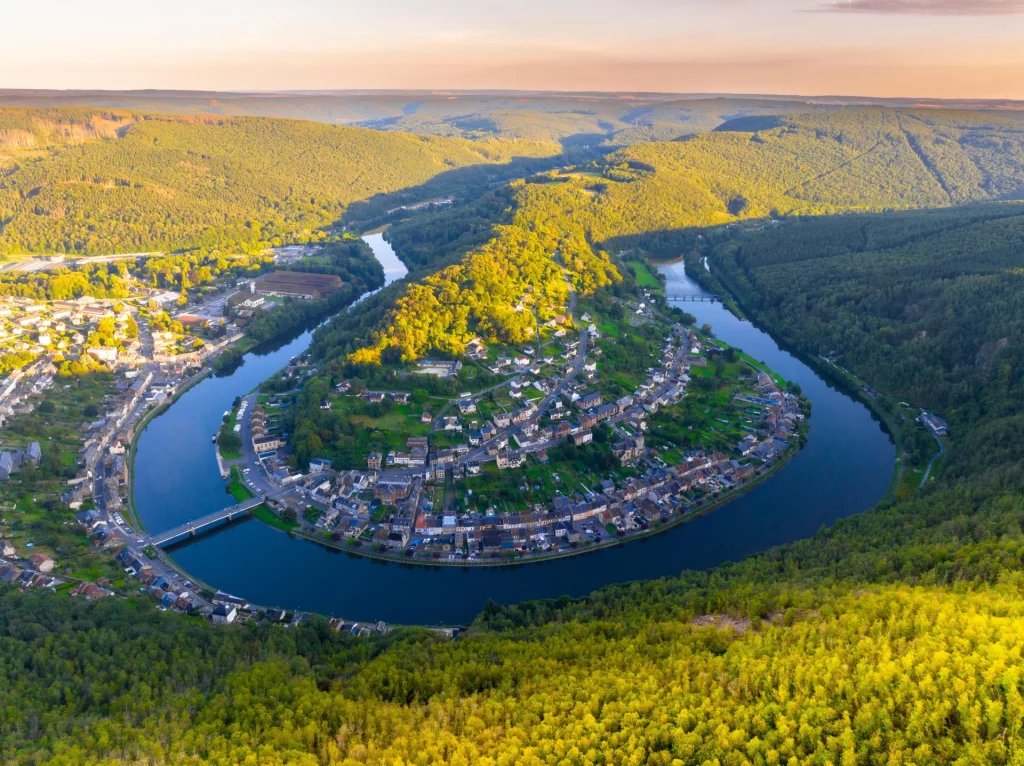 Boucle de Meuse à Monthermé dans les Ardennes