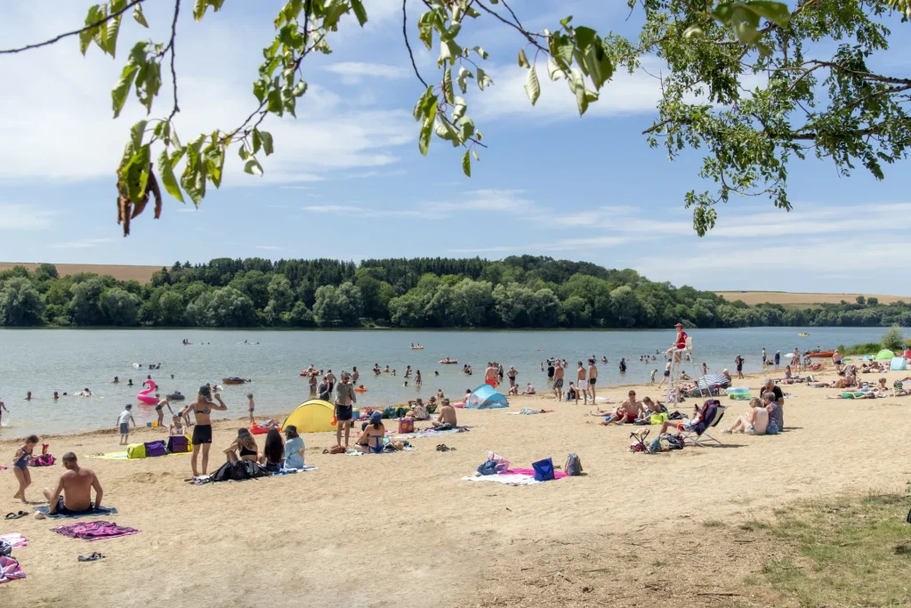 plage de Bairon dans les Ardennes