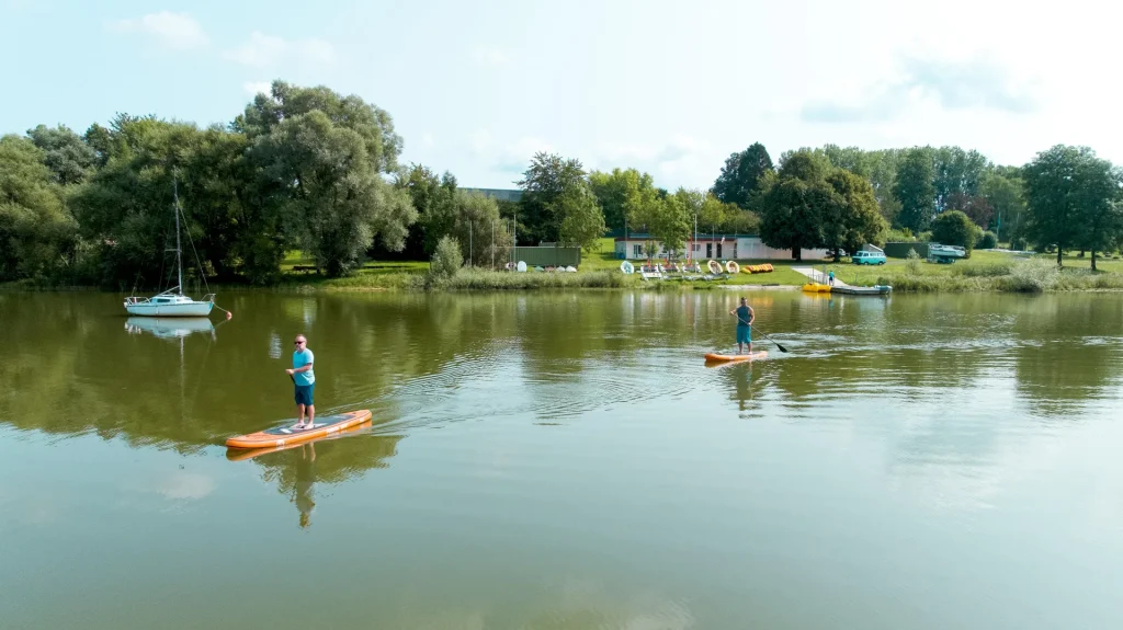 paddle au lac de Bairon dans les Ardennes