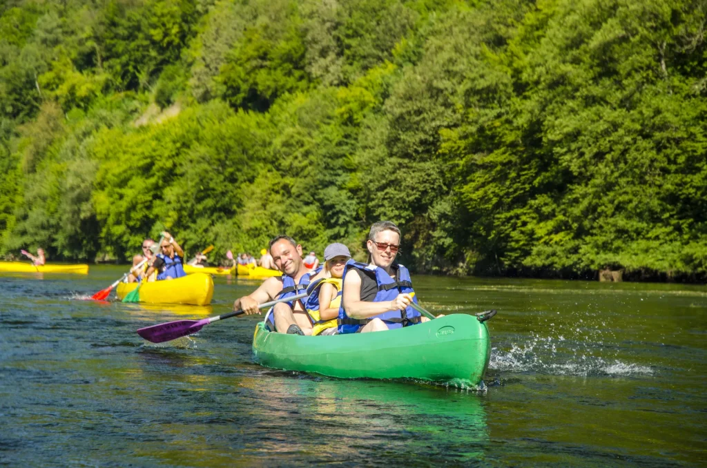 Canoë sur la Semoy dans les Ardennes