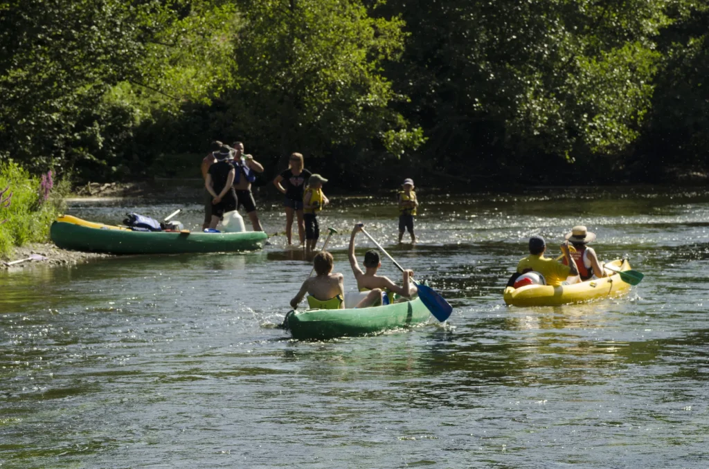 Canoë sur la Semoy dans les Ardennes