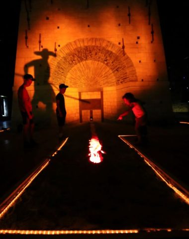 Son et lumière du haut fourneau du Domaine de Vendresse d