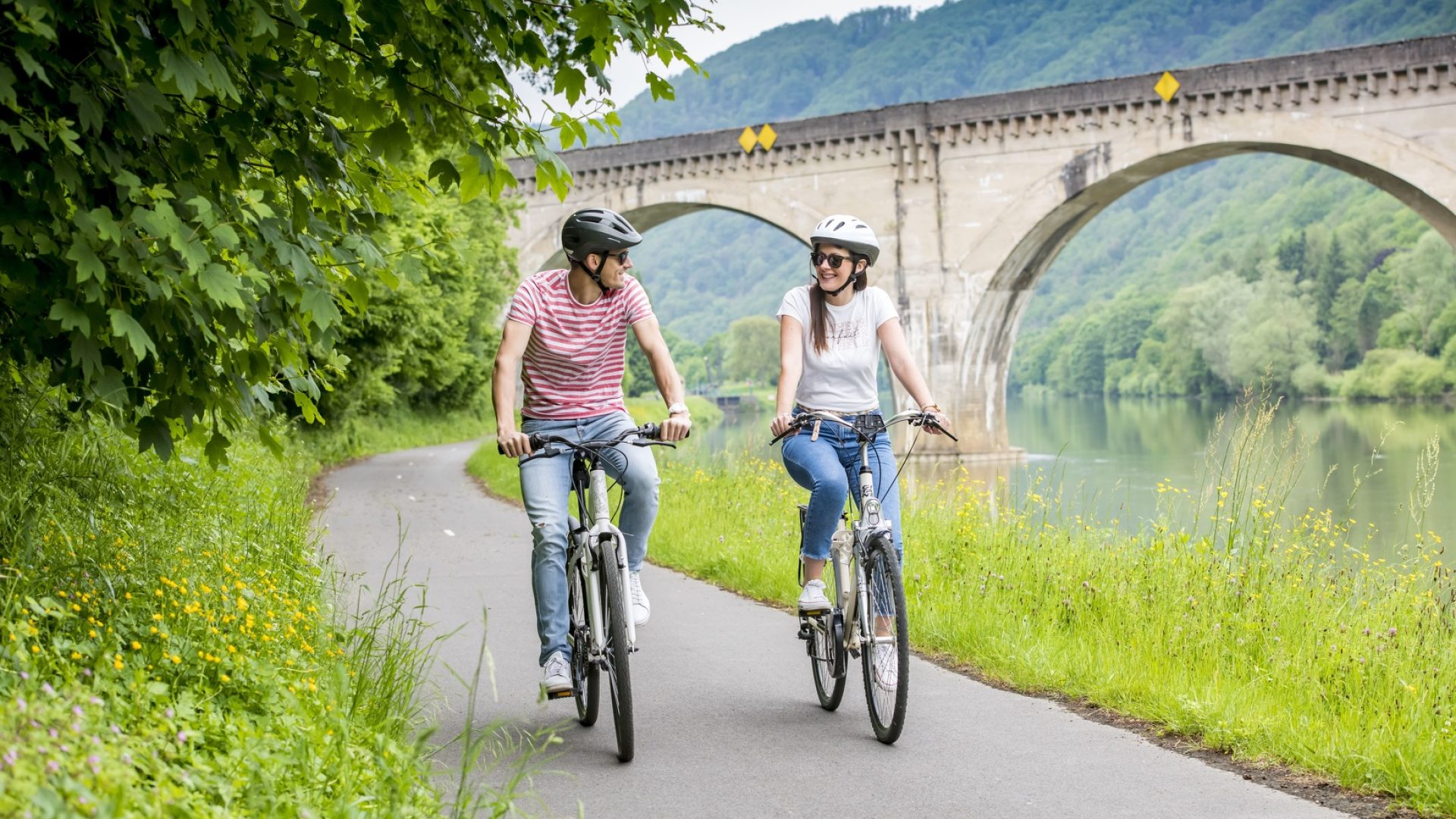 Cycling along the Trans-Ardennes Greenway