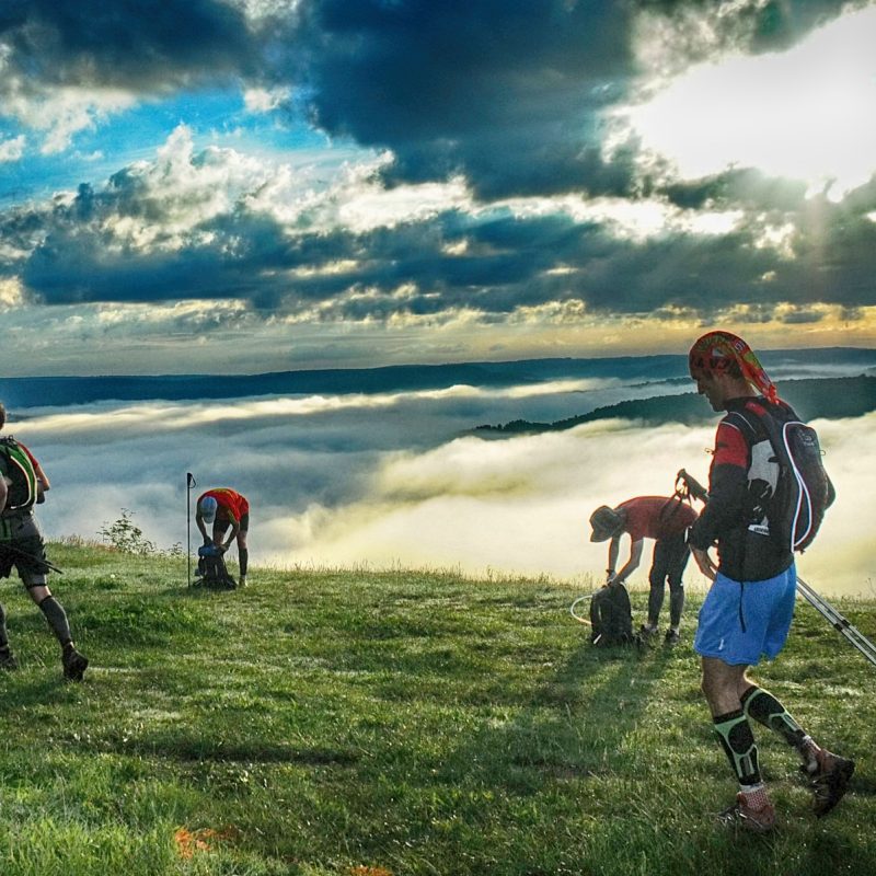 Trail dans les Ardennes