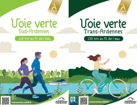 Carte des Voies vertes en Ardennes 2025