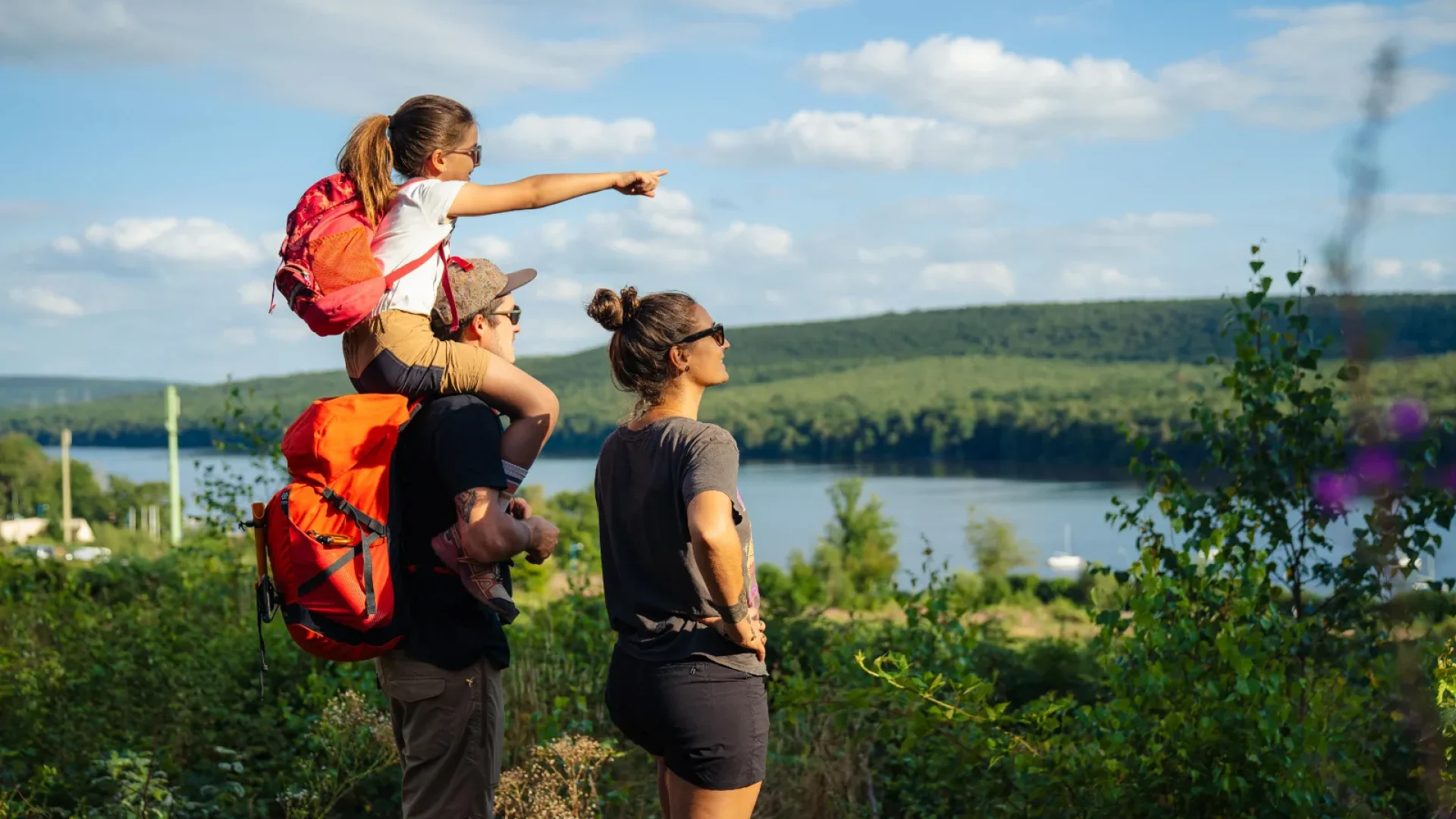 Randonnée en famille au lac des Vieilles-Forges