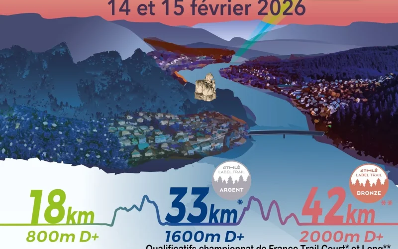 Affiche de l'Aymon trail 2026 à Bogny-sur-Meuse dans les Ardennes