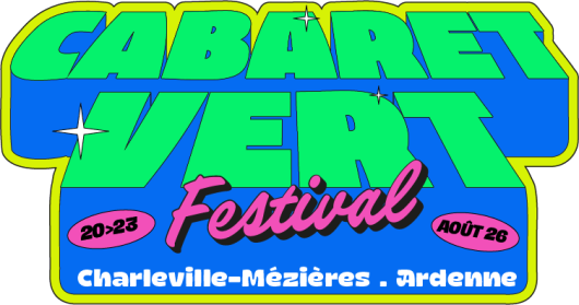 affiche 2026 du festival Cabaret Vert à Charleville-Mézières dans les Ardennes