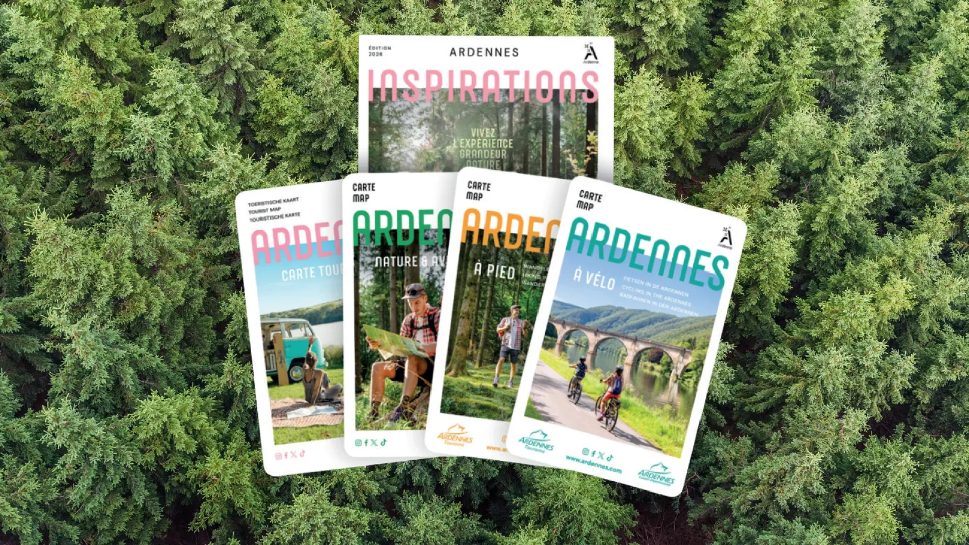 Collection de brochures Ardennes Tourisme 2026
