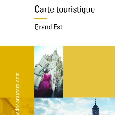 Carte touristique des Petites Cités de Caractère du Grand Est 2026