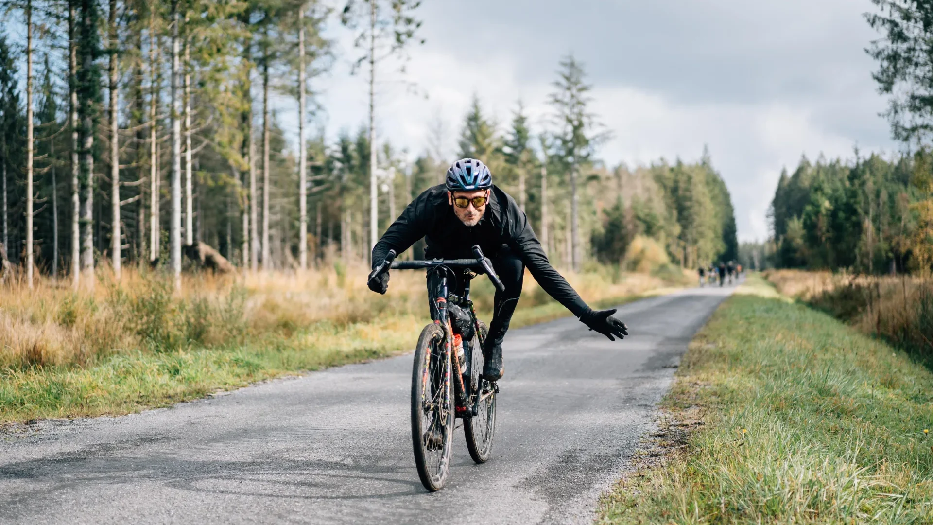 Gravel sur les routes ardennaises