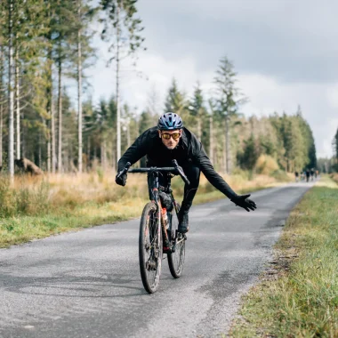 Gravel sur les routes ardennaises