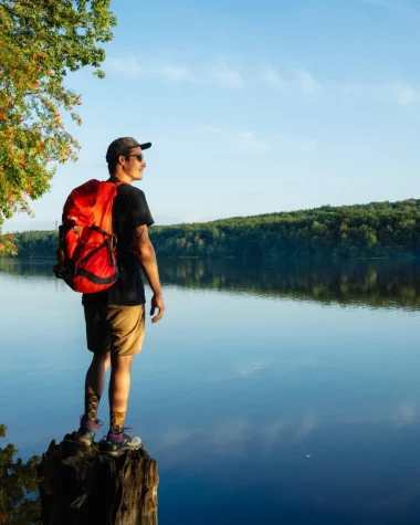 Lac des Vieilles Forges dans les Ardennes