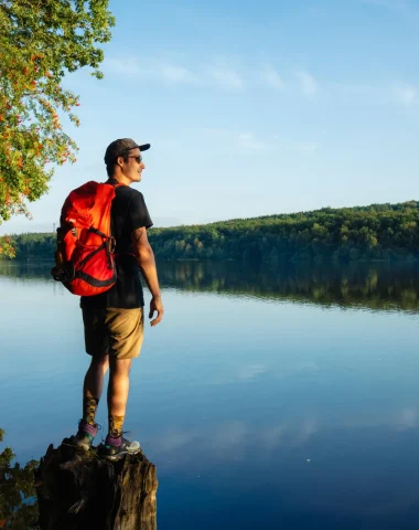 Lac des Vieilles Forges dans les Ardennes