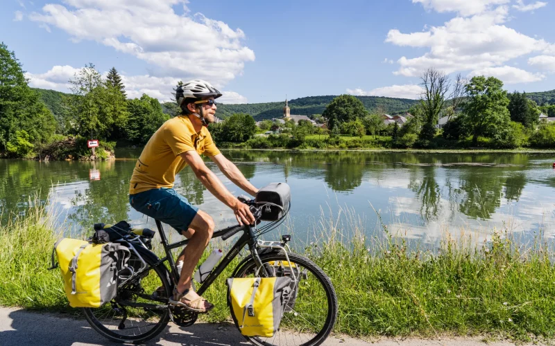Cycling tourism in the Ardennes along the Trans-Ardennes Green Route / The Meuse by bike-EV19