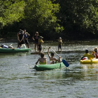 Canoë sur la Semoy dans les Ardennes