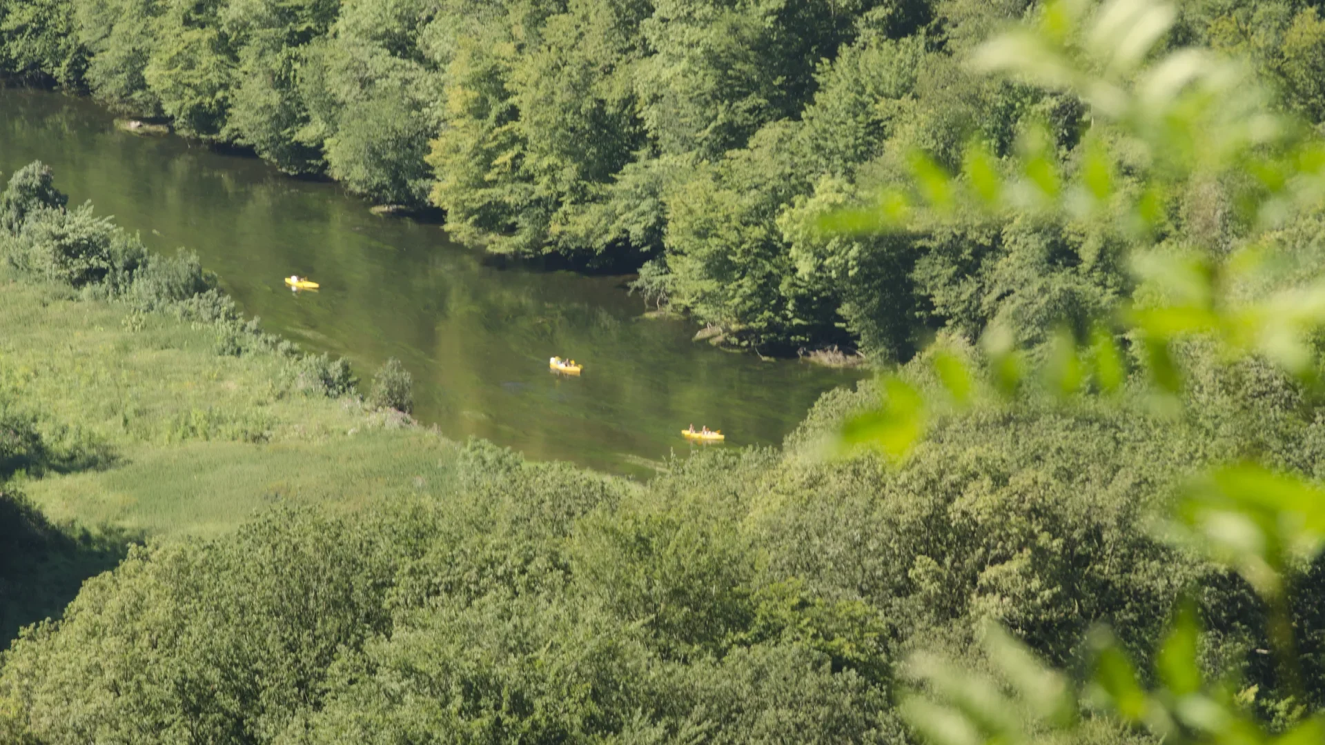 Canoë sur la Semoy dans les Ardennes